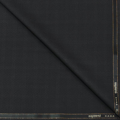 Suit Fabric Raymond Super Fine Wool Blended Check Color Espresso Coffee