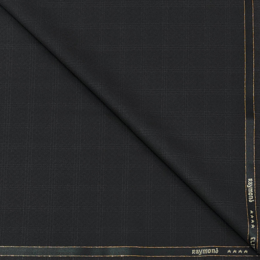 Suit Fabric Raymond Super Fine Wool Blended Check Color Espresso Coffee