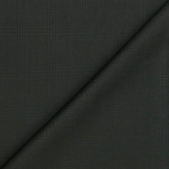 Suit Fabric Raymond Poly Viscose Self Mild Check Color Sage Green