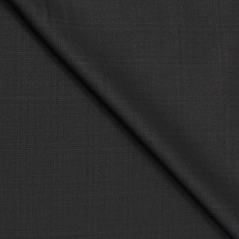 Trouser Fabric Raymond Wool Blended Check Colour Wenge Coffee