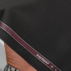 Trouser Fabric Raymond Wool Blended Check Colour Wenge Coffee