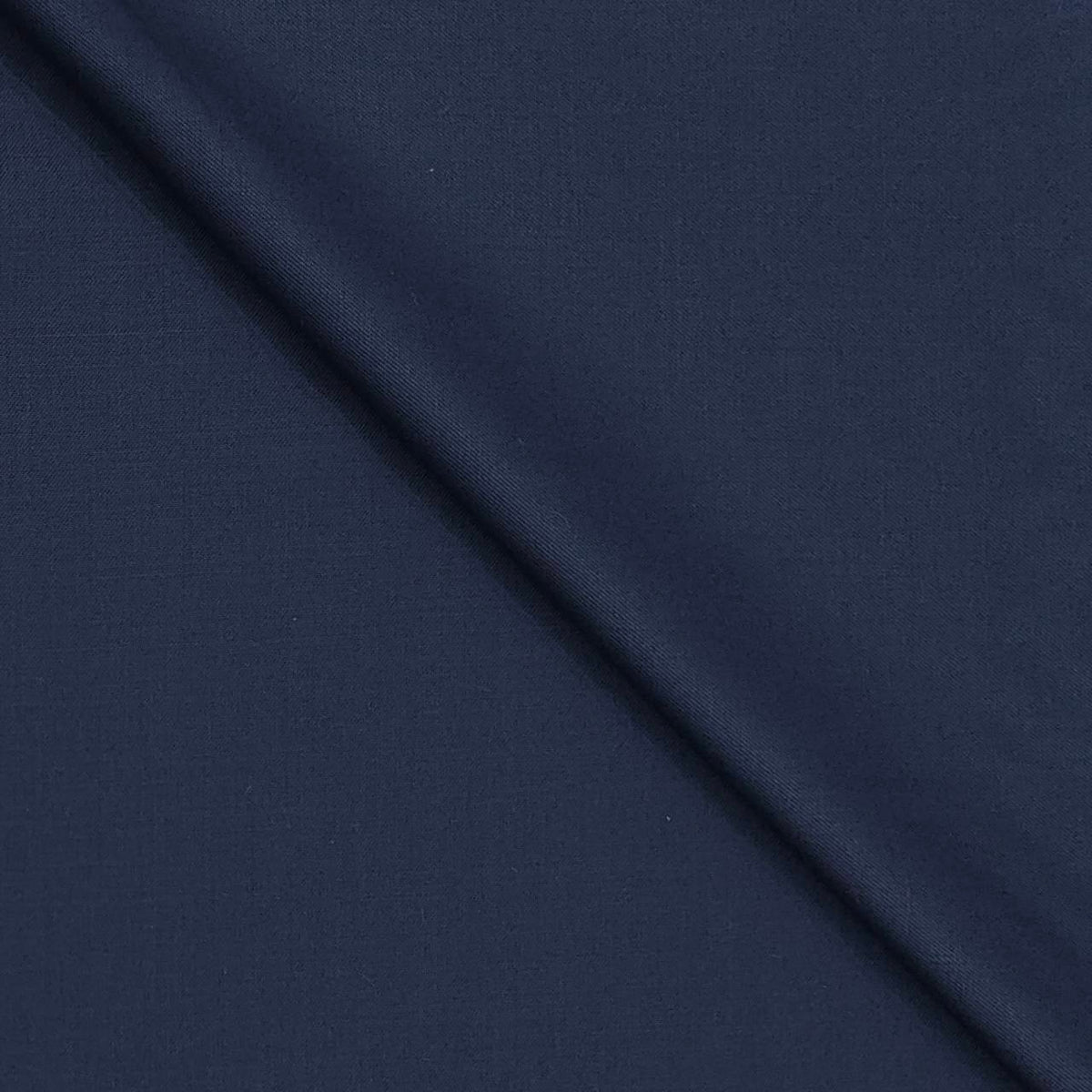 Trouser Fabric Raymond Wool Blended Plain Colour Cobalt Blue