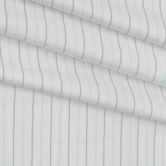 Shirt Fabric Raymond Stretchable Giza Cotton Broad Lining Colour Brown N Off White