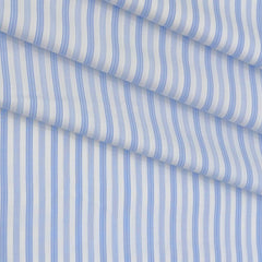 Shirt Fabric Raymond Stretchable Giza Cotton Lining Colour Blue