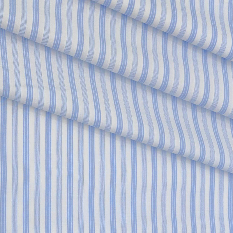 Shirt Fabric Raymond Stretchable Giza Cotton Lining Colour Blue