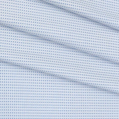 Shirt Fabric Raymond Giza Cotton Dotted Colour Blue N White