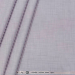 Trouser Fabric Gr Gwalior Poly Viscose Slub Colour Light Purple Lavender