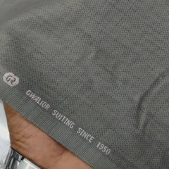 Trouser Fabric Gr Gwalior Poly Viscose Textured Colour Brownish Grey
