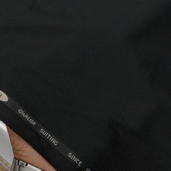 Trouser Fabric Gr Gwalior Poly Viscose Designer Dobby With Check Colour Black