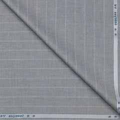 Suit Fabric Raymond Poly Viscose Broad Lining Color Silver