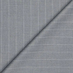 Suit Fabric Raymond Poly Viscose Broad Lining Color Silver