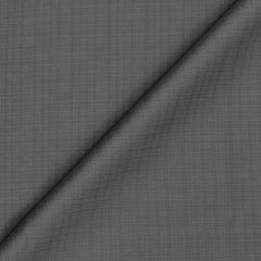 Trouser Fabric Raymond Poly Viscose Mix Check Colour Light Greenish Grey