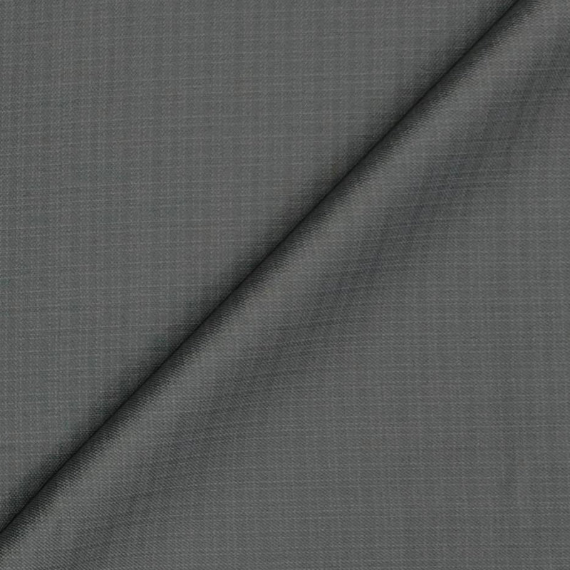 Trouser Fabric Raymond Poly Viscose Mix Check Colour Light Greenish Grey