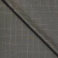 Trouser Fabric Raymond Poly Viscose Check Colour Light Wenge Brown