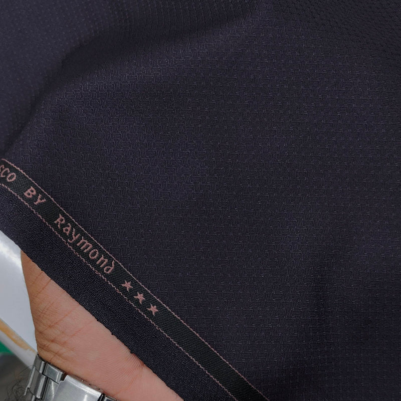 Trouser Fabric Raymond Poly Viscose Dobby Colour Dark Wine