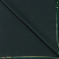 Trouser Fabric Reid & Taylor 90s Wool Blended Plain Color Dark Fedgrau Green