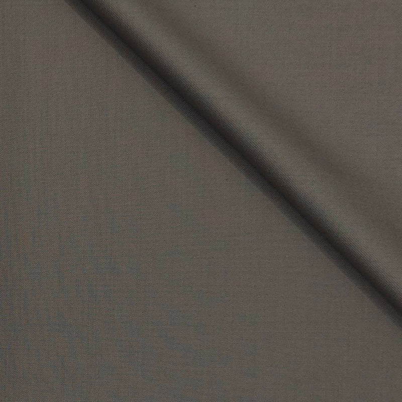 Trouser Fabric Reid & Taylor 90s Wool Blended Plain Color Hardwood Brown