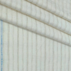 Shirt Fabric Linen Club Pure Linen Broad Lining Colour Light Brown N Off White