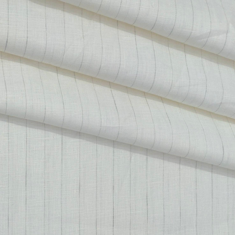 Shirt Fabric Linen Club Pure Linen Lining Colour Light Grey N White