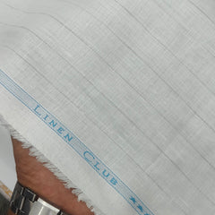 Shirt Fabric Linen Club Pure Linen Lining Colour Light Grey N White