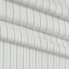 Shirt Fabric Linen Club Pure Linen Broad Lining Colour Brown N Off White