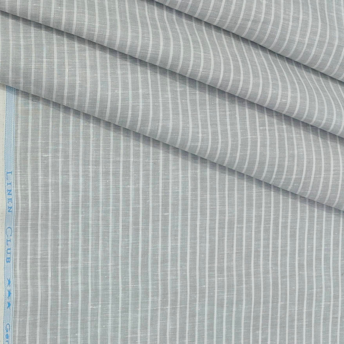 Shirt Fabric Linen Club Pure Linen Lining Colour Grey