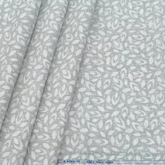 Shirt Fabric ManTire 100% Cotton Premium Linen Look Printed Colour Glacial Light Green