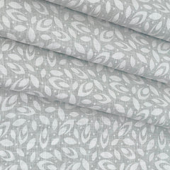 Shirt Fabric ManTire 100% Cotton Premium Linen Look Printed Colour Glacial Light Green