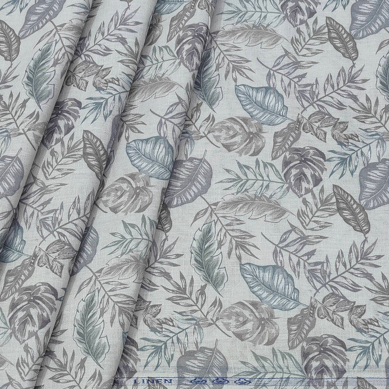 Shirt Fabric ManTire 100% Cotton Premium Linen Look Printed Colour Fluro sent