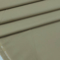 Trouser Fabric Siyaram 4Way Lycra Premium Plain Colour Light Camel Brown