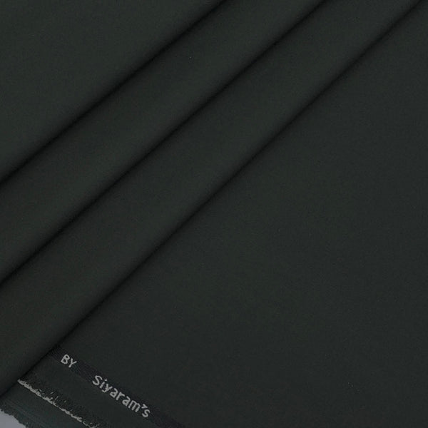 Trouser Fabric Siyaram 4Way Lycra Premium Plain Colour Seaweed Green