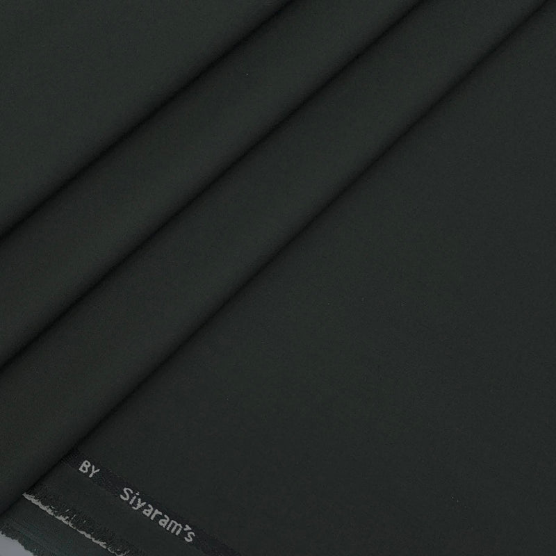 Trouser Fabric Siyaram 4Way Lycra Premium Plain Colour Seaweed Green