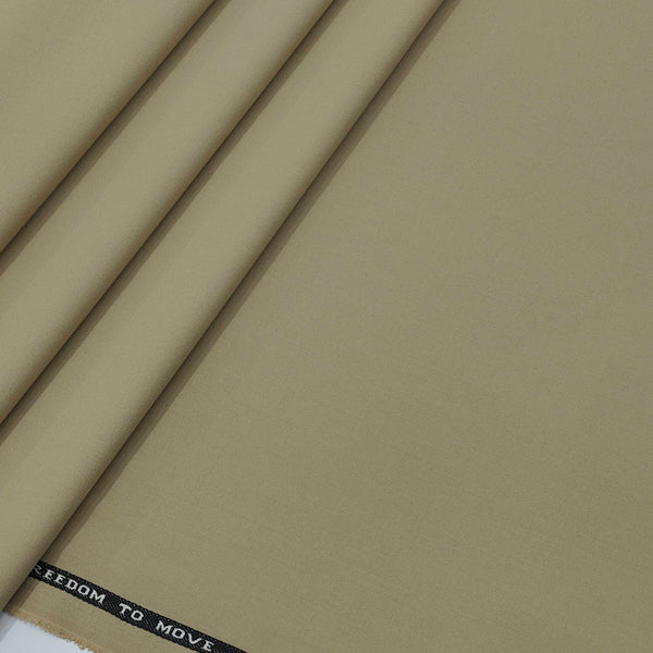 Trouser Fabric Graviera 4Way Lycra Premium Plain Color Light Brown