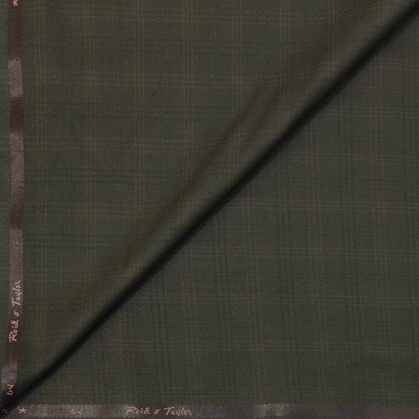 Trouser Fabric Reid & Taylor PV Check Colour Heavy Brown