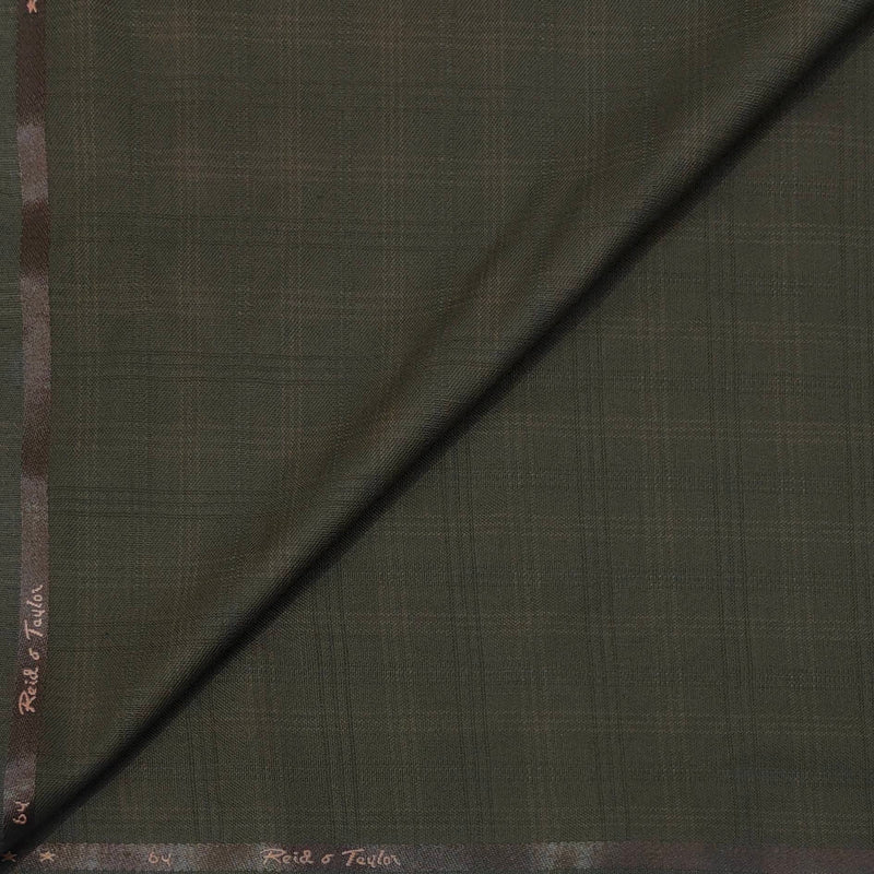 Trouser Fabric Reid & Taylor PV Check Colour Heavy Brown