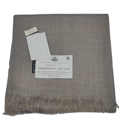 Modella Woollen Shawl Lohi Pashmina Rukh Natural Brown