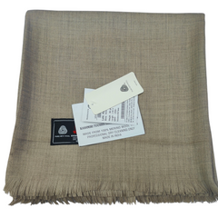 Modella 100% Wool Shawl Lohi Kashmiri Toosha Brunette Brown