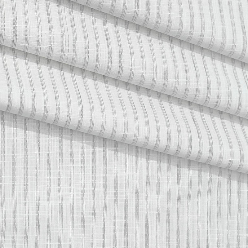 Shirt Fabric Raymond Pure Cotton Lining Colour Light Grey N Off White