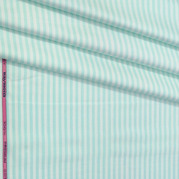 Shirt Fabric Raymond Pure Cotton Lining Colour Mint Green
