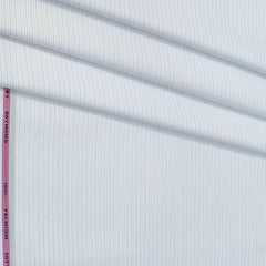 Shirt Fabric Raymond Pure Cotton Lining Colour Blue N White