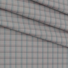 Shirt Fabric Raymond  100% Premium Cotton Check Colour Reddish Brown