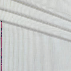 Shirt Fabric Raymond  100% Premium Cotton Lining Colour Brown N Off White