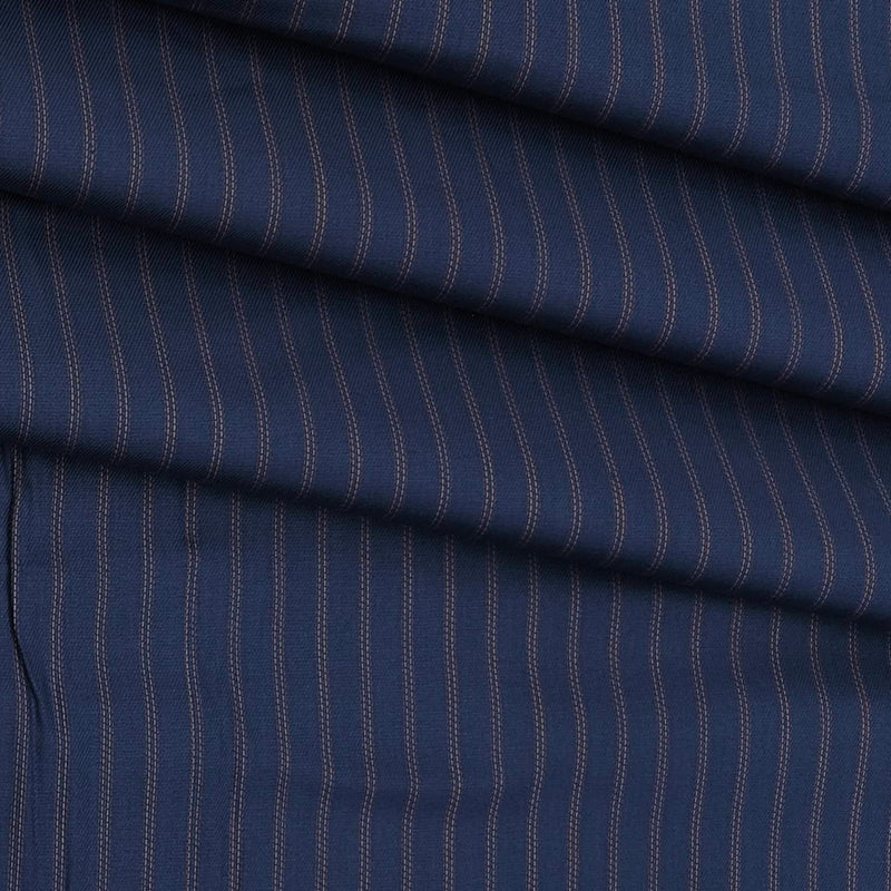 Shirt Fabric Raymond  100% Premium Cotton Lining Colour Indigo Blue
