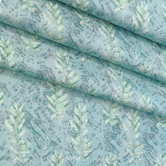 Shirt Fabric Raymond  100% Premium Cotton Digital Print Colour Pistachio Green