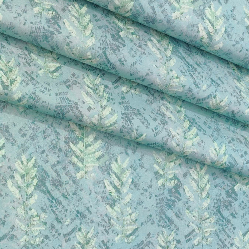 Shirt Fabric Raymond  100% Premium Cotton Digital Print Colour Pistachio Green