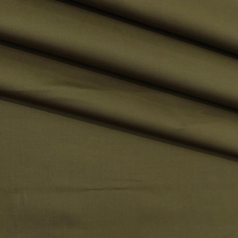 Trouser Fabric Donear Pure Cotton Plain Colour Golden Greenish