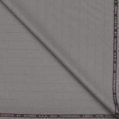 Trouser Fabric Raymond Poly Viscose Stretchable Lining Colour Pinkish Greyish