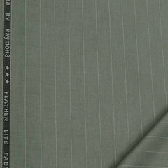 Trouser Fabric Raymond Poly Viscose Broad Lining Colour Swamp Green