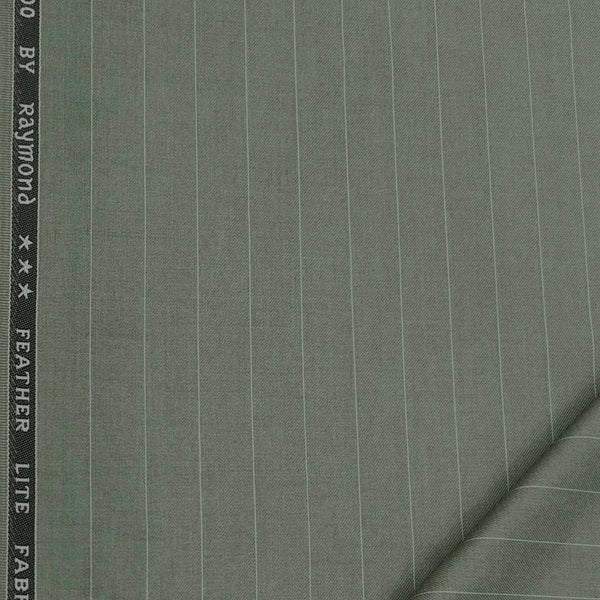 Trouser Fabric Raymond Poly Viscose Broad Lining Colour Swamp Green