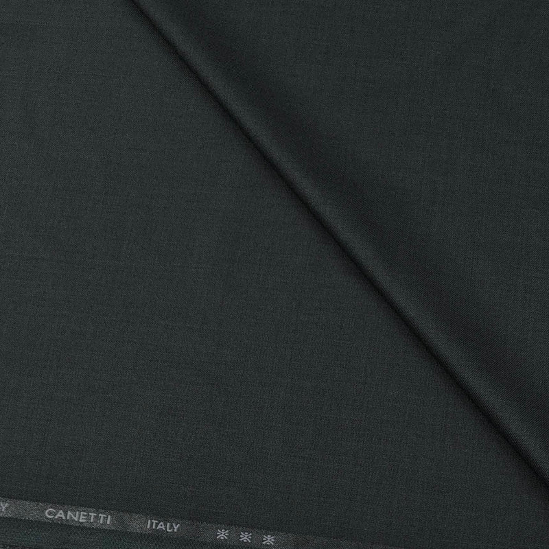 Trouser Fabric Canetti Italy Luxury TR Slub Colour Greyish Green